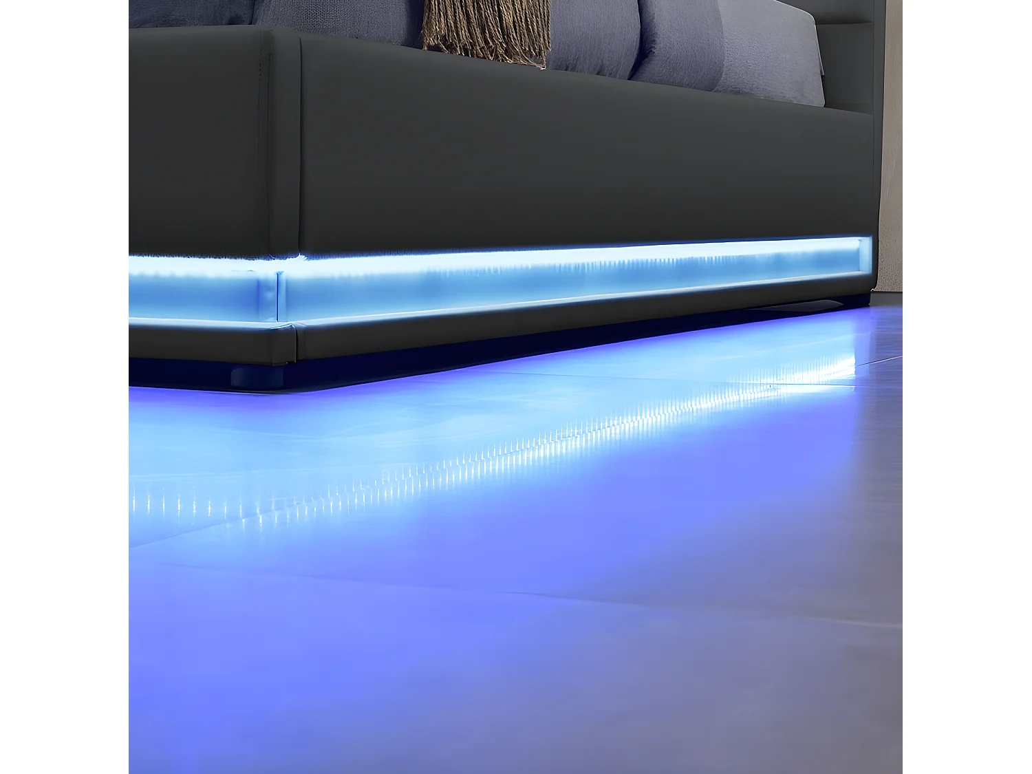 Matelas + Sommier Ava Et Matelas Pure 160 Gris