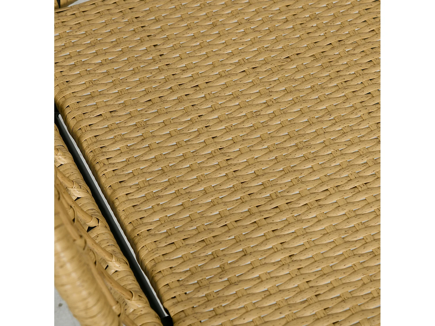 Ensemble salon de jardin 4 places 5 pièces avec coussins style bohème chic