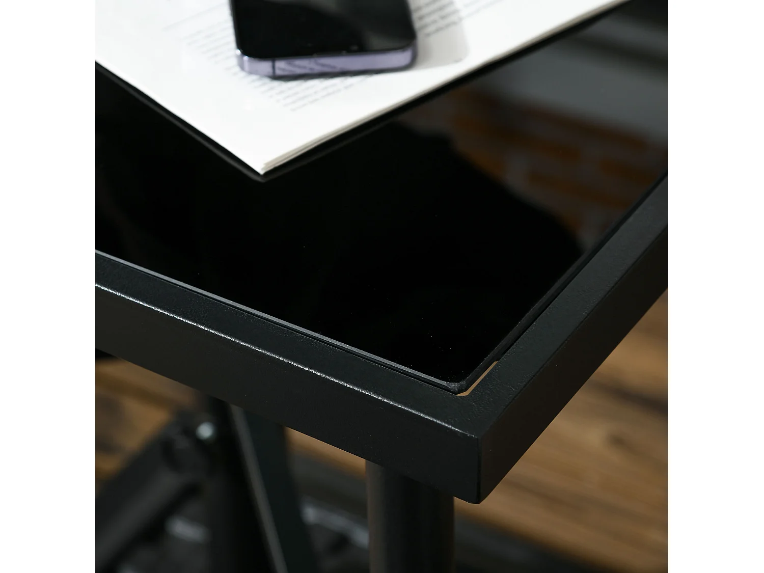 Ensemble salon de jardin 4 places 5 pièces - table à manger, 4 chaises, 4 coussins