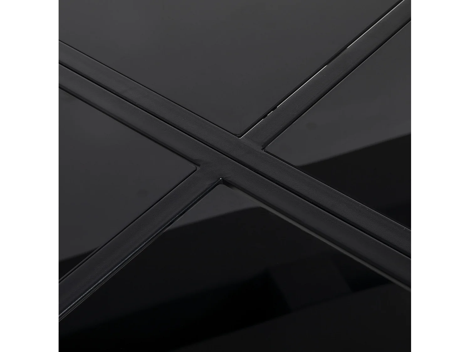 Ensemble salon de jardin design Acapulco encastrable 4 places 5 pièces noir gris