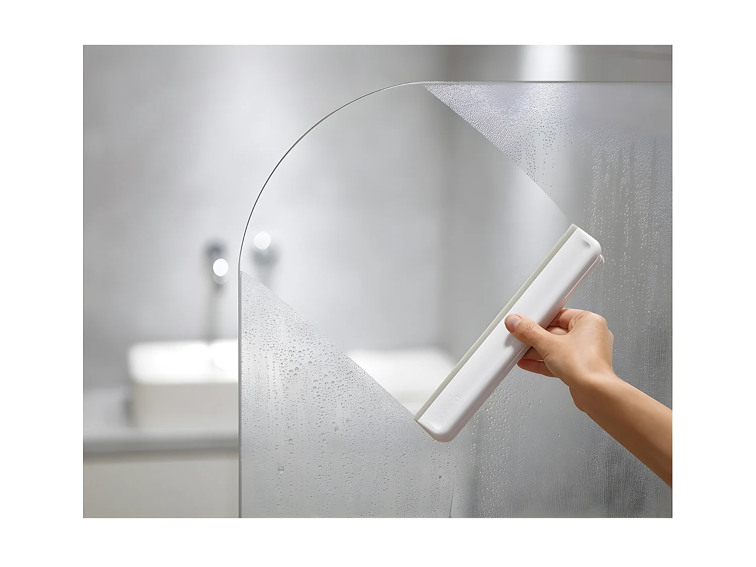 Raclette de douche en silicone