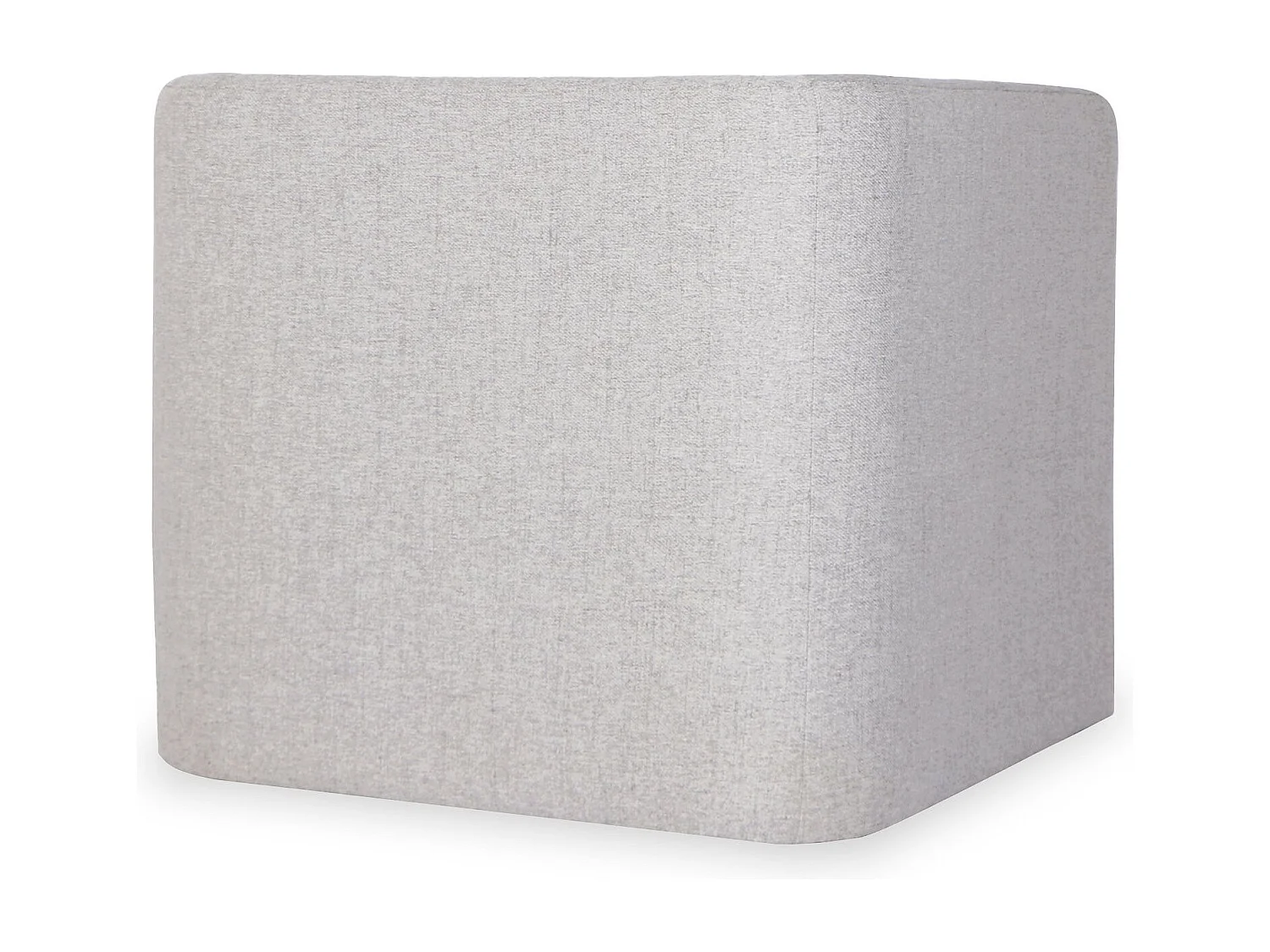 Fauteuil moderne style cubique Fredonia Tissu Gris