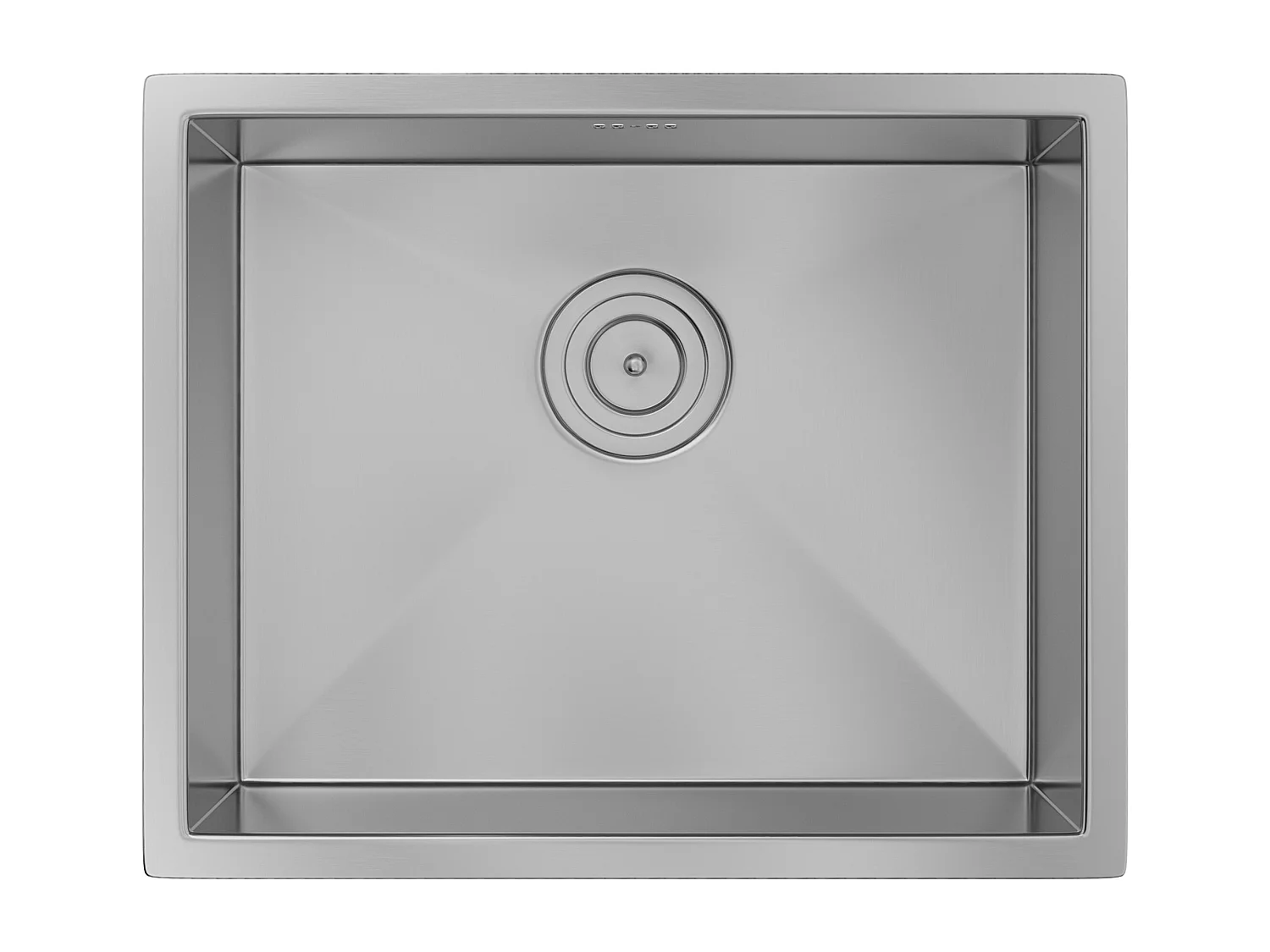 Fregadero de acero inoxidable - 55x45 cm - Gris - SOELA