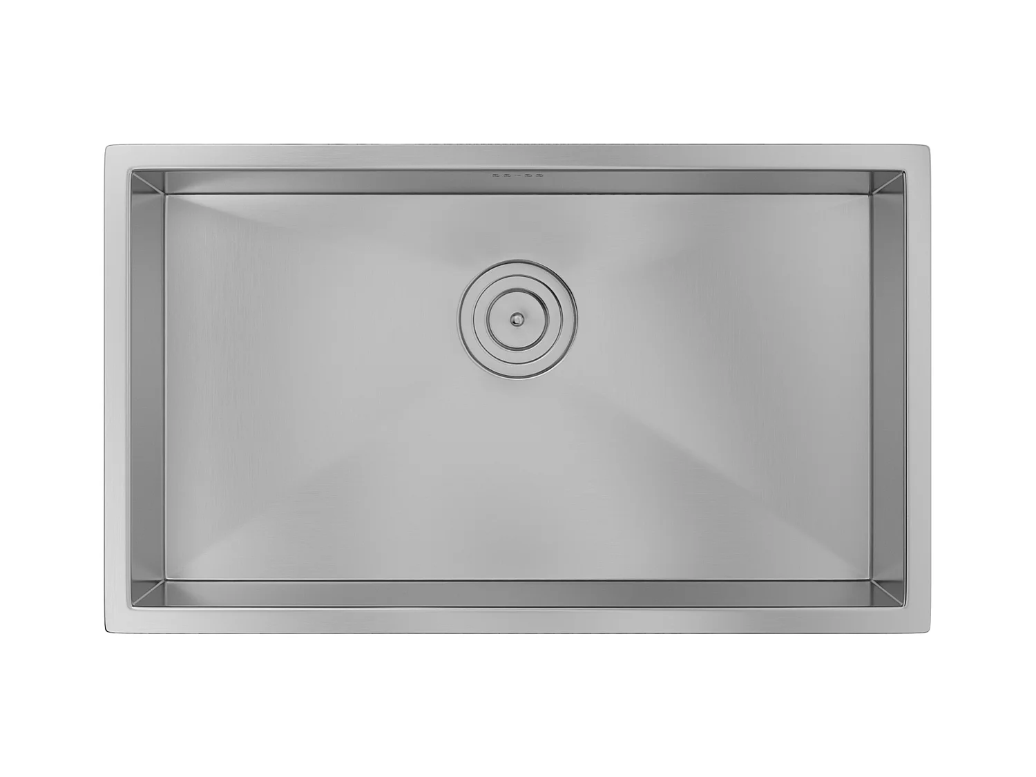 Evier en acier inoxydable - 76x45 cm - Gris - SOELA