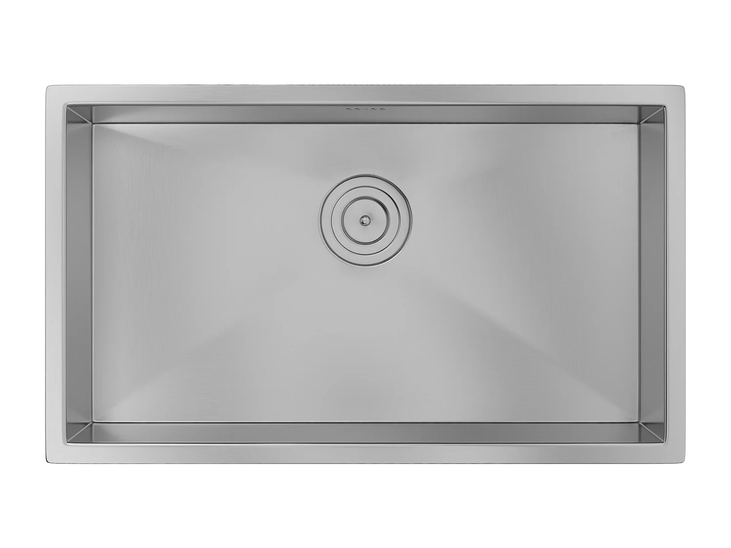 Fregadero de acero inoxidable - 76x45 cm - Gris - SOELA