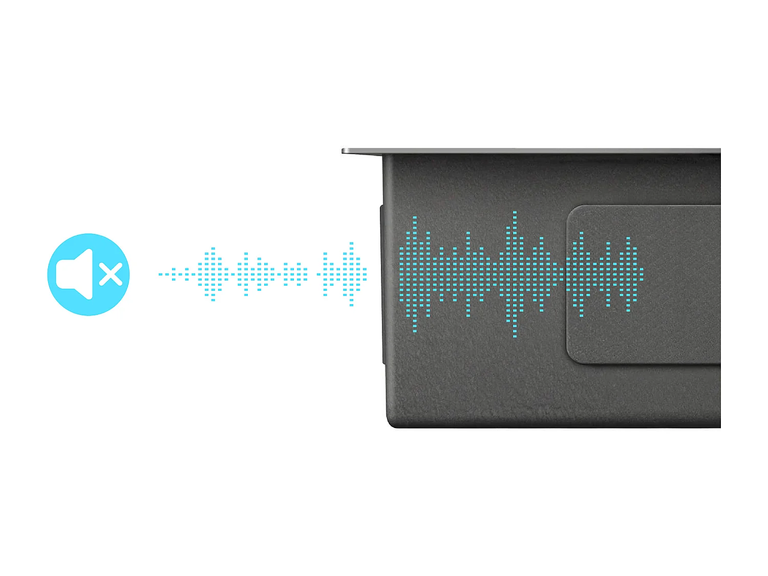 Fregadero de acero inoxidable - 76x45 cm - Gris - SOELA