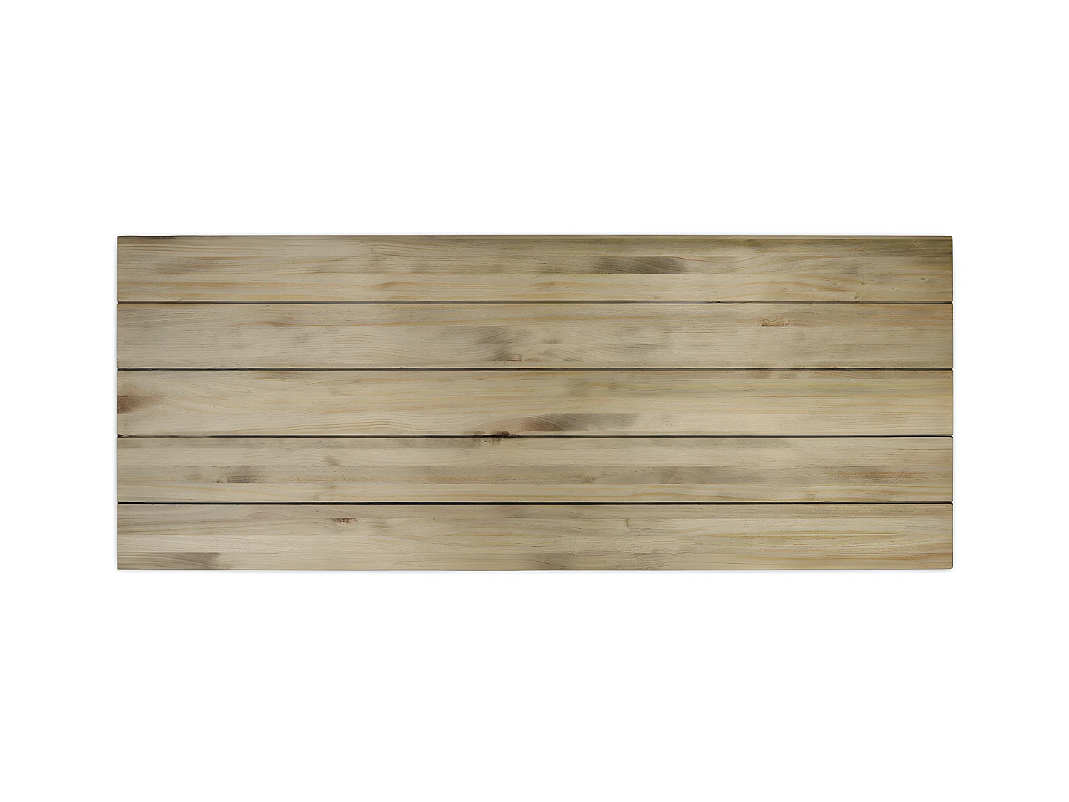 Tête de lit en bois massif de pin.  5 baguettes. 150X60x1,8cm.
