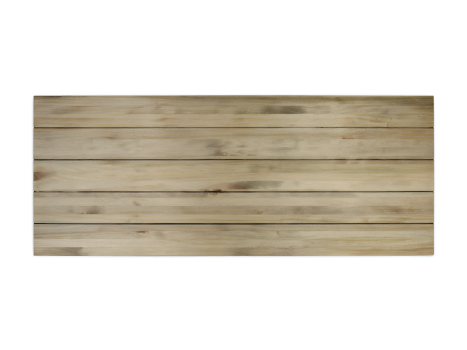 Tête de lit en bois massif de pin.  5 baguettes. 150X60x1,8cm.