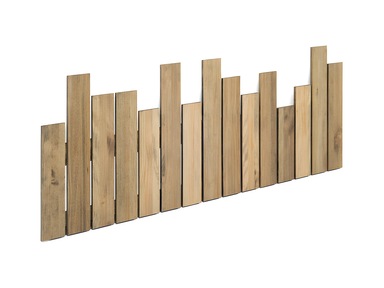 Tête de lit en bois massif de pin. Palisade. 181X60cm