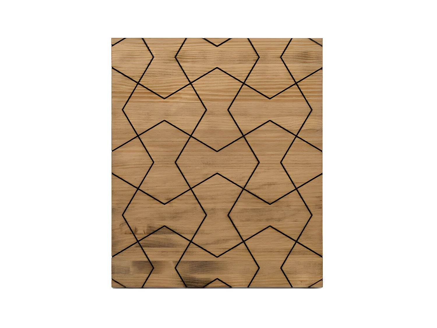 Bettkopfteil  aus massivholz  Model OPT – Industriestil 150x60x1,8cm