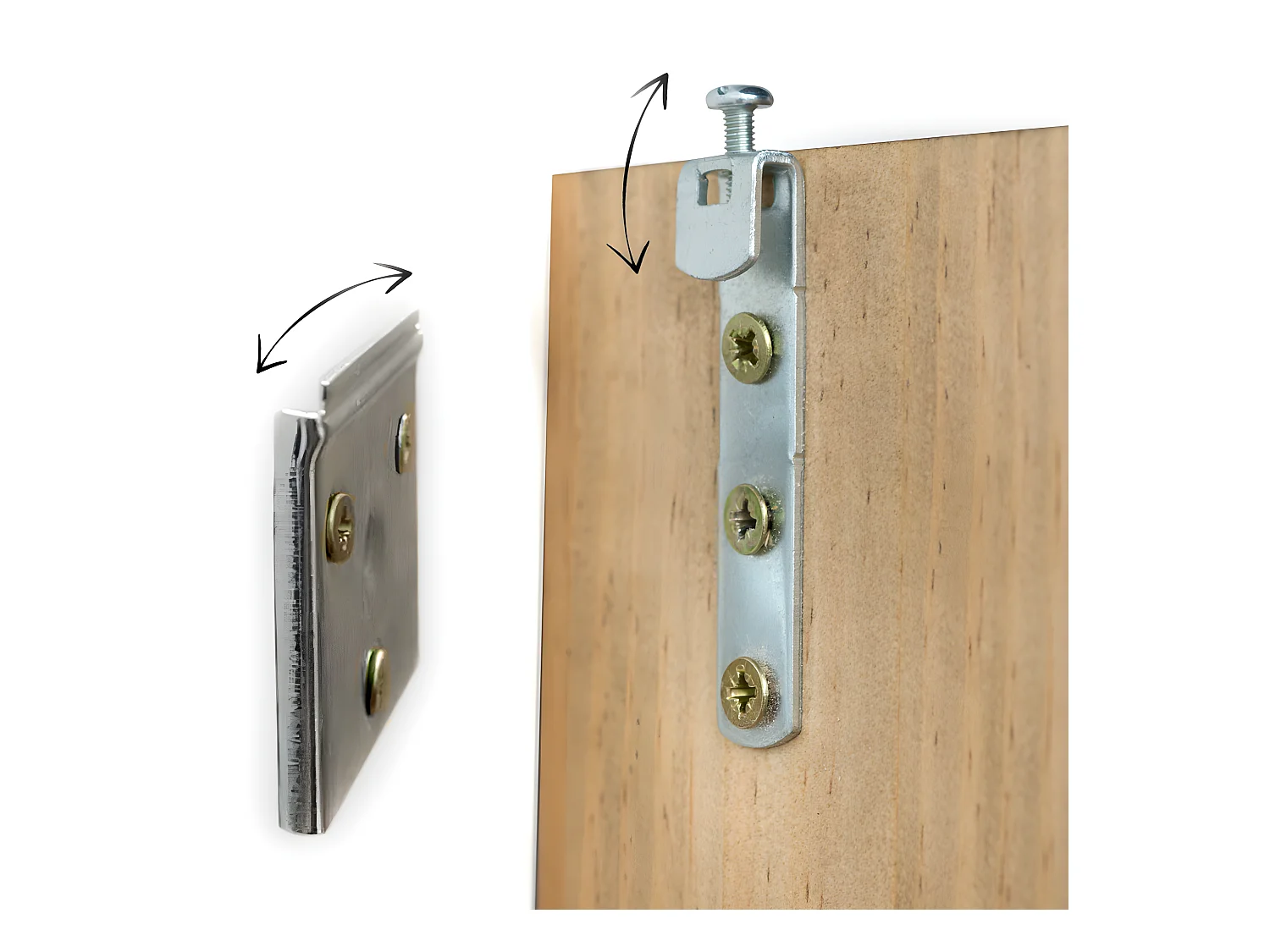 Bettkopfteil  aus massivholz  Model OPT – Industriestil 150x60x1,8cm