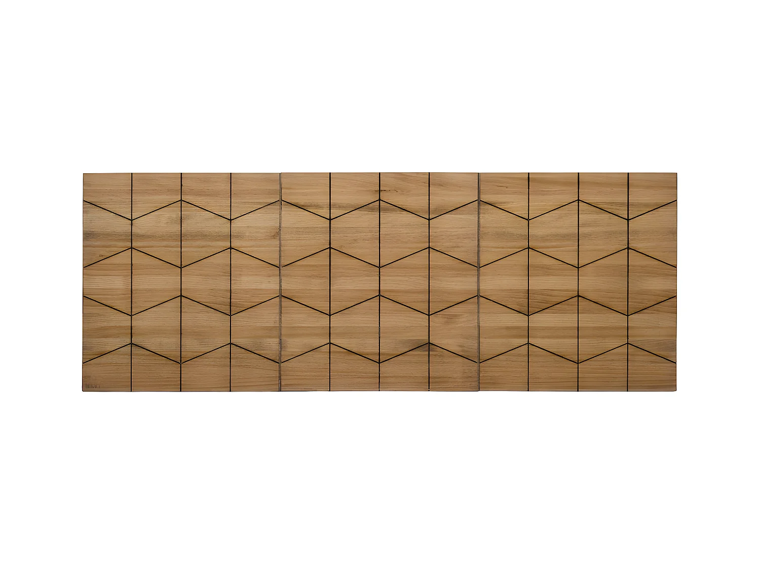 Tête de lit en bois massif de pin. Modèle Porcelaine 180X60x1,8cm.