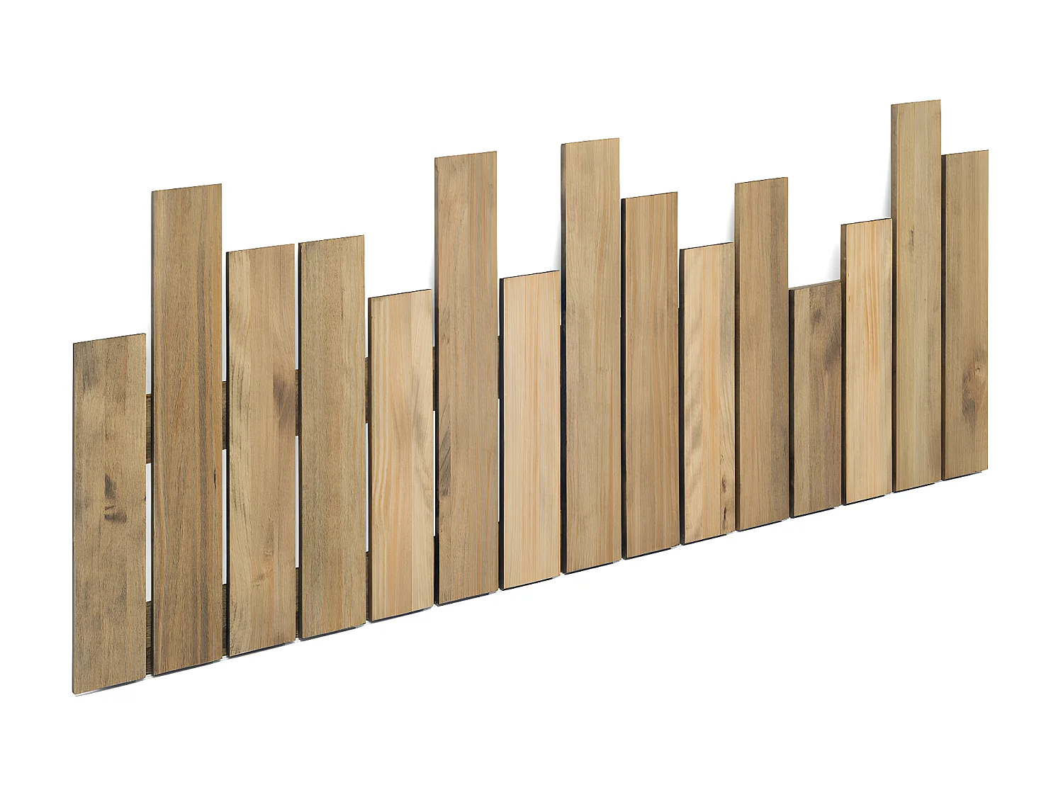 Tête de lit en bois massif de pin. Palisade. 161X60cm