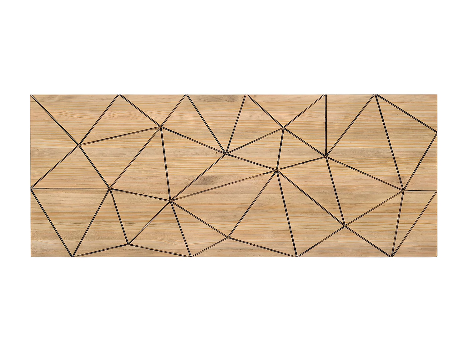 Cabecero Triángulos 150x60cm en madera maciza de pino acabado vintage estilo industrial Box Furniture