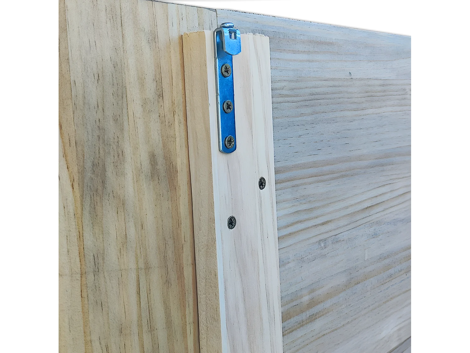 Cabecero Matrimonio 150x60cm 3PP en madera maciza de pino acabado vintage estilo industrial Box Furniture