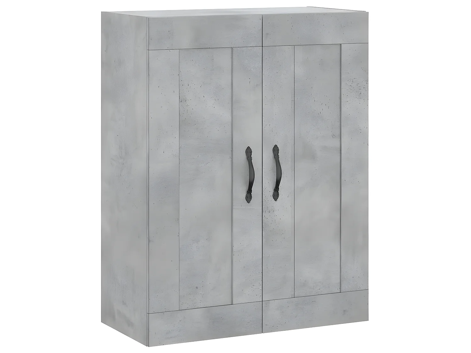 Credenza alta Grigio cemento 69,5x34x180 cm MDF