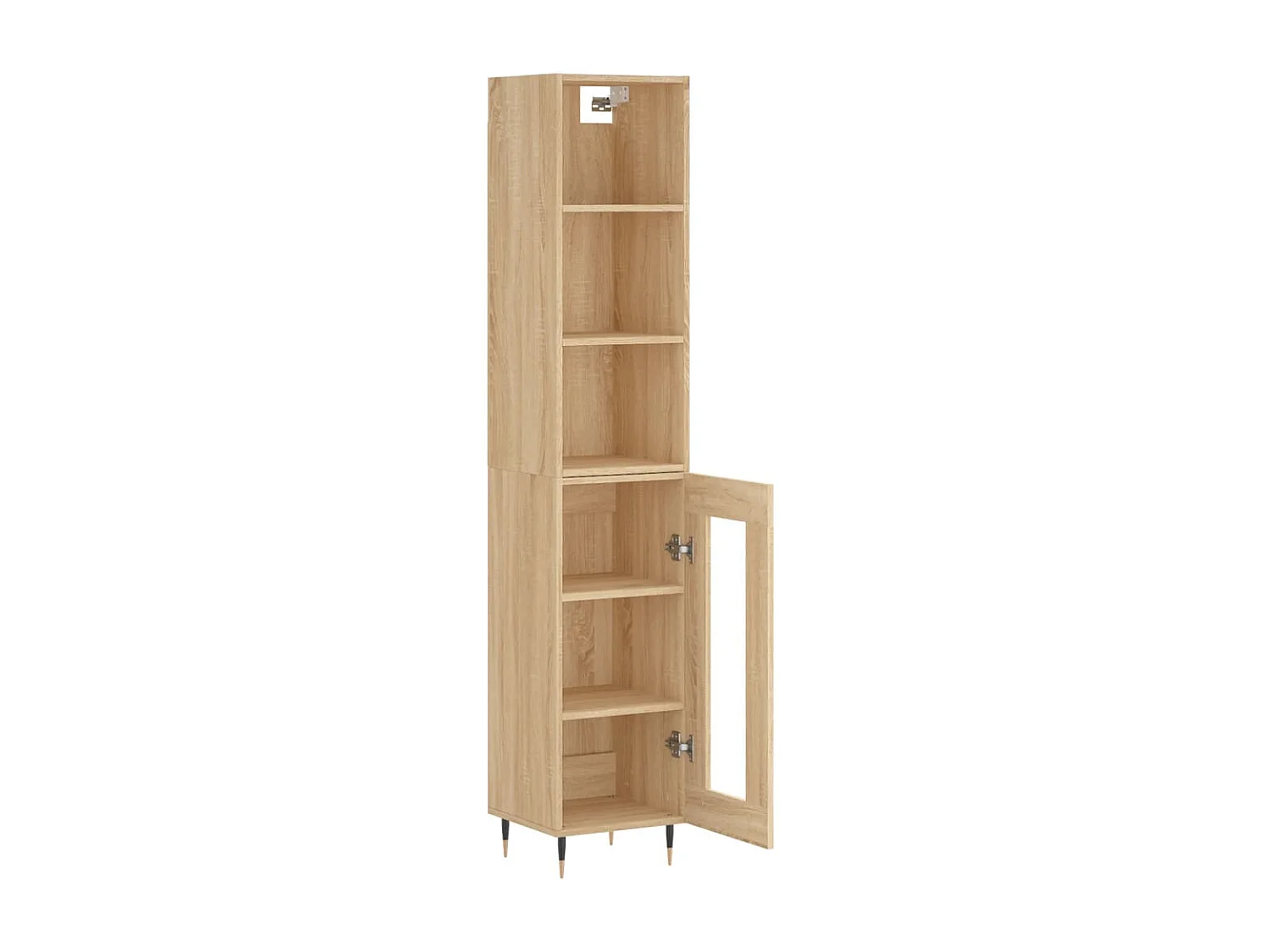 Buffet haut Chêne sonoma 34,5x34x180 cm Bois d'ingénierie