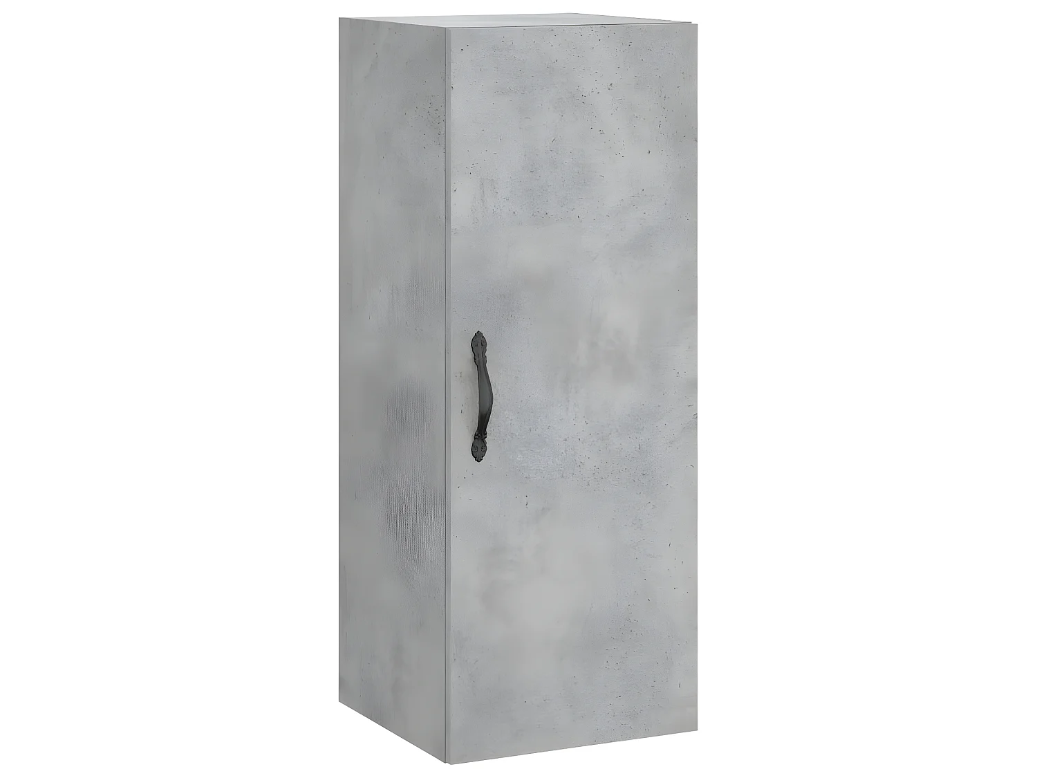 Hoog dressoir Betongrijs 34,5x34x180 cm Bewerkt hout