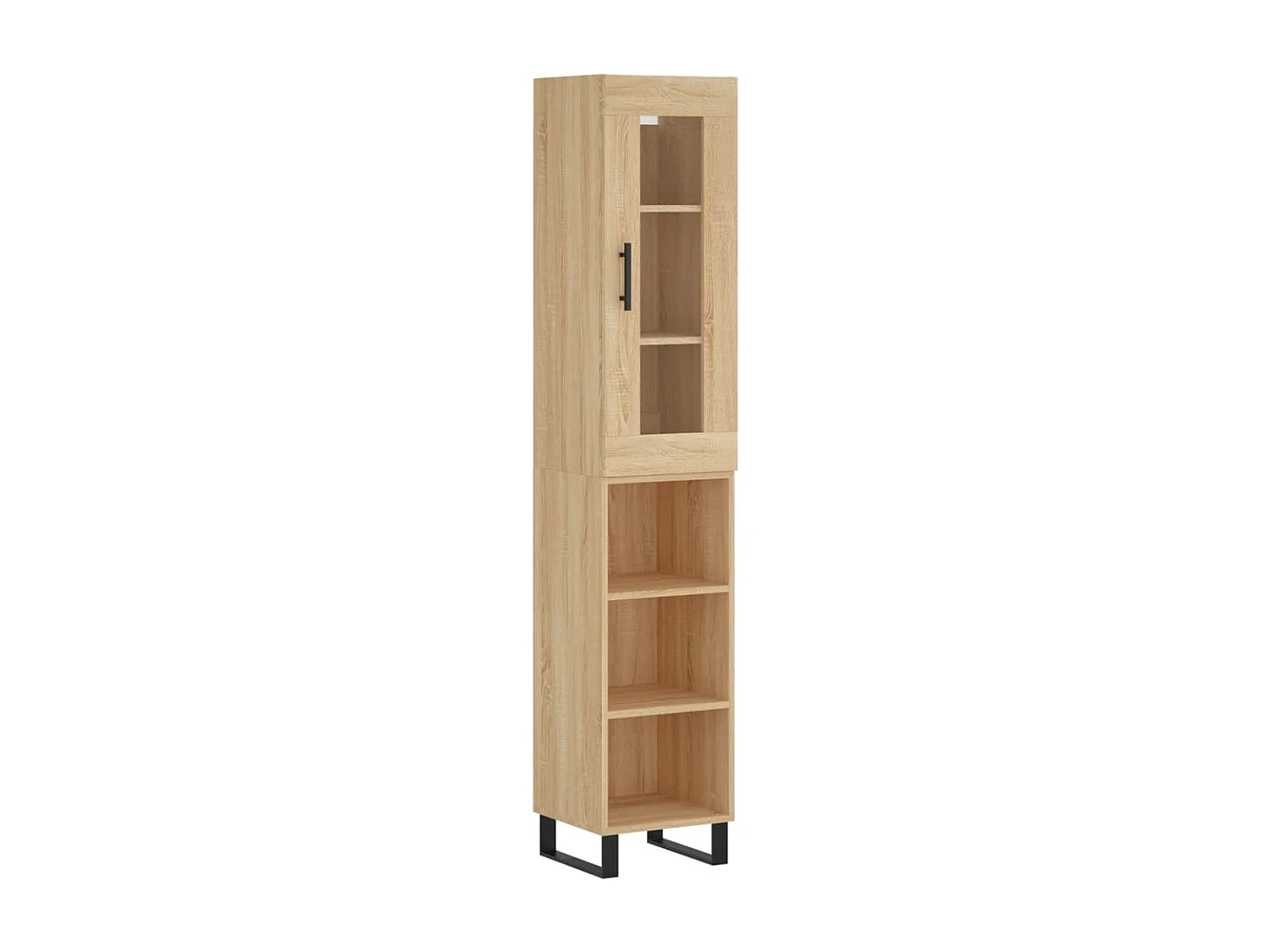Credenza alta Rovere Sonoma 34,5x34x180 cm MDF