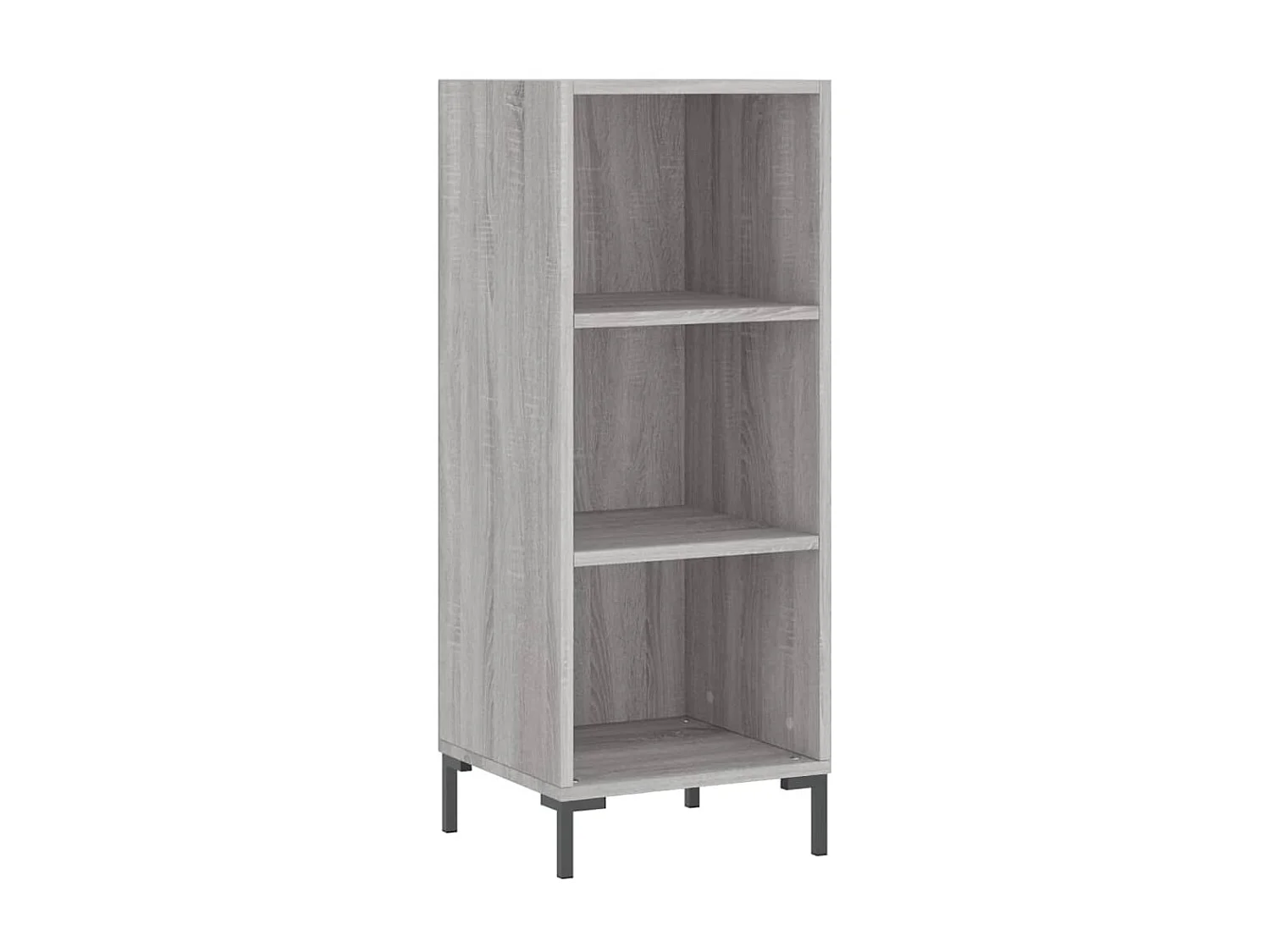 Credenza alta Sonoma grigia 34,5x34x180 cm MDF