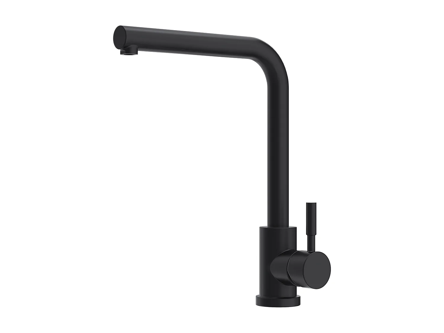 Robinet de cuisine en acier inoxydable - Noir mat - ROFILA