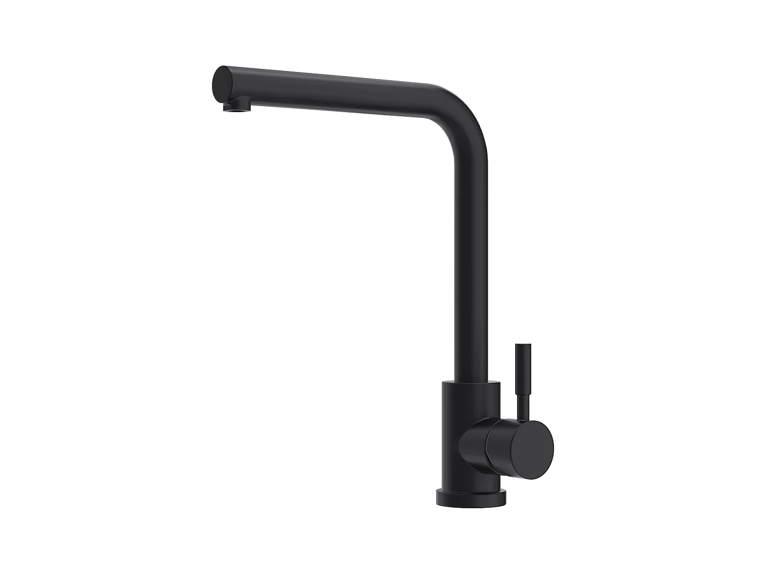 Robinet de cuisine en acier inoxydable - Noir mat - ROFILA