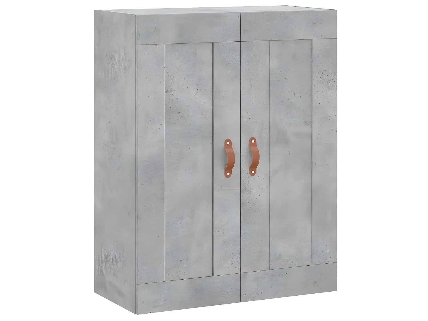 Credenza alta Grigio cemento 69,5x34x180 cm MDF