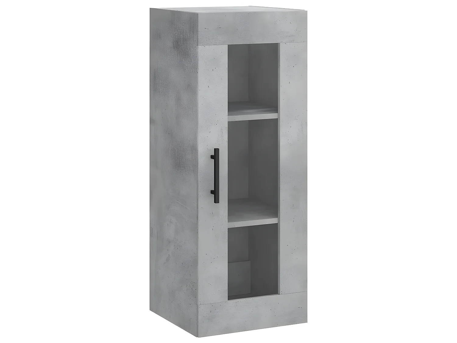 Credenza alta Grigio cemento 34,5x34x180 cm MDF