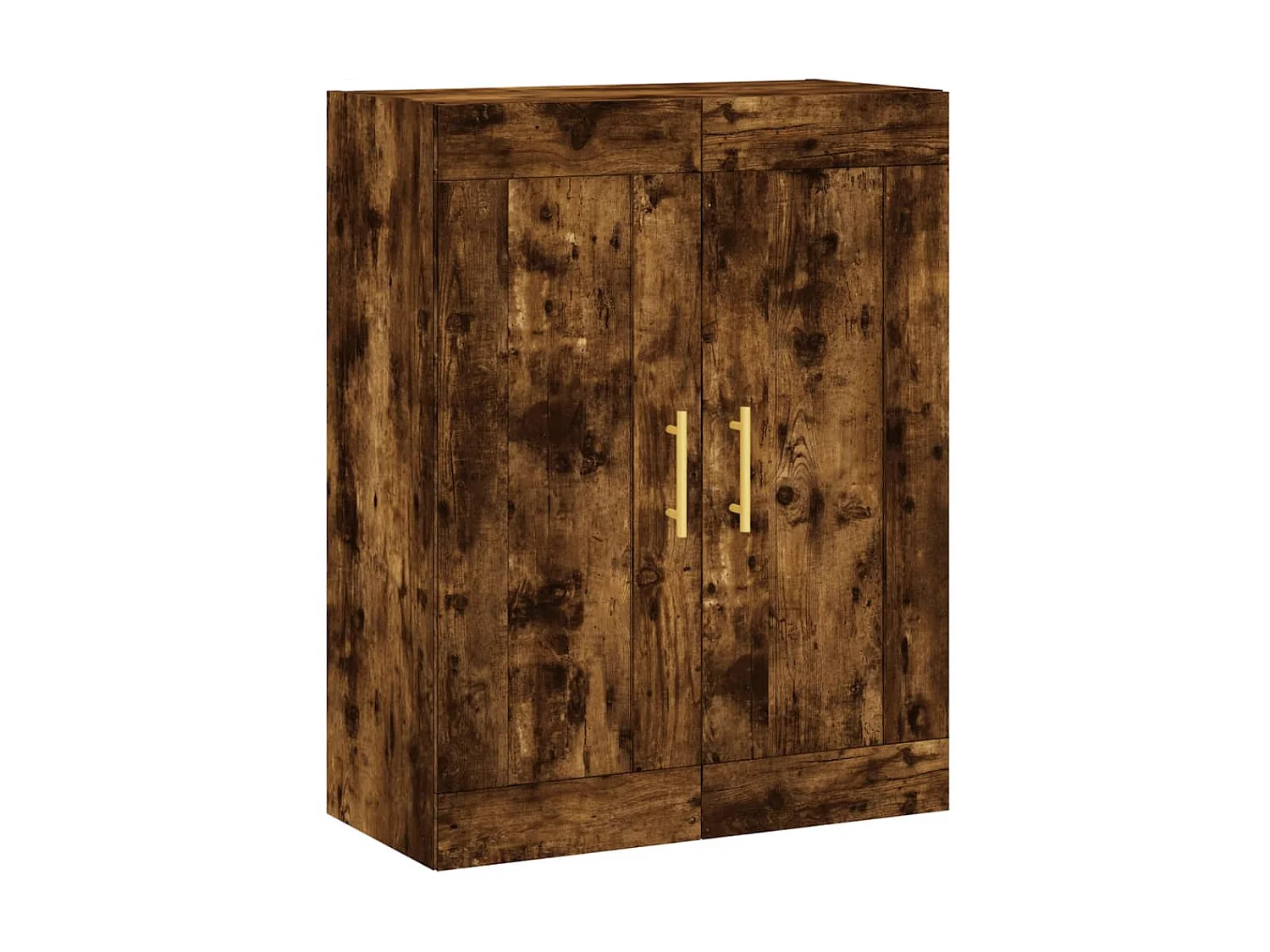 Credenza alta Rovere affumicato 69,5x34x180 cm MDF