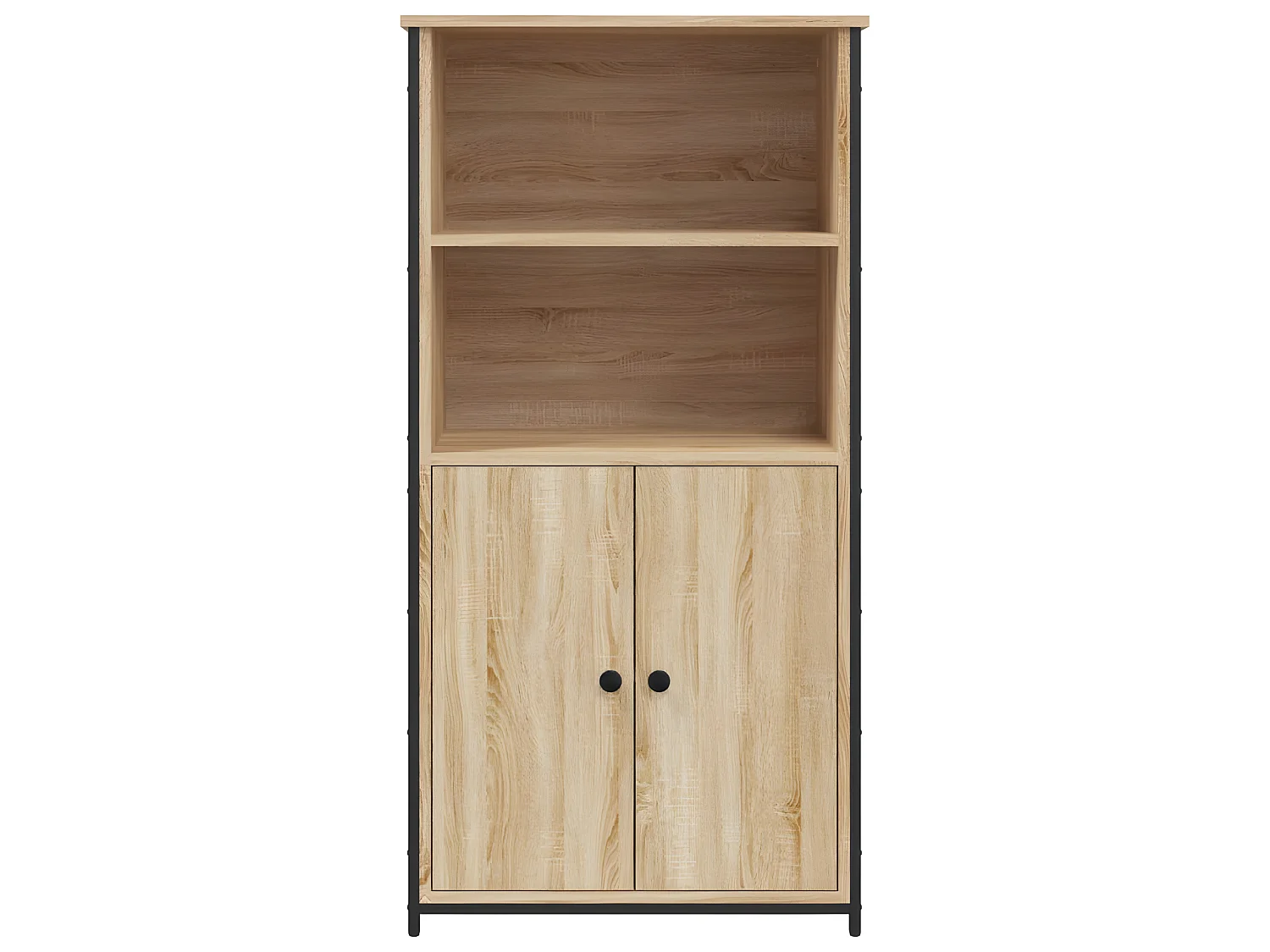 Credenza alta in rovere Sonoma 62x36x121,5 cm in derivati del legno