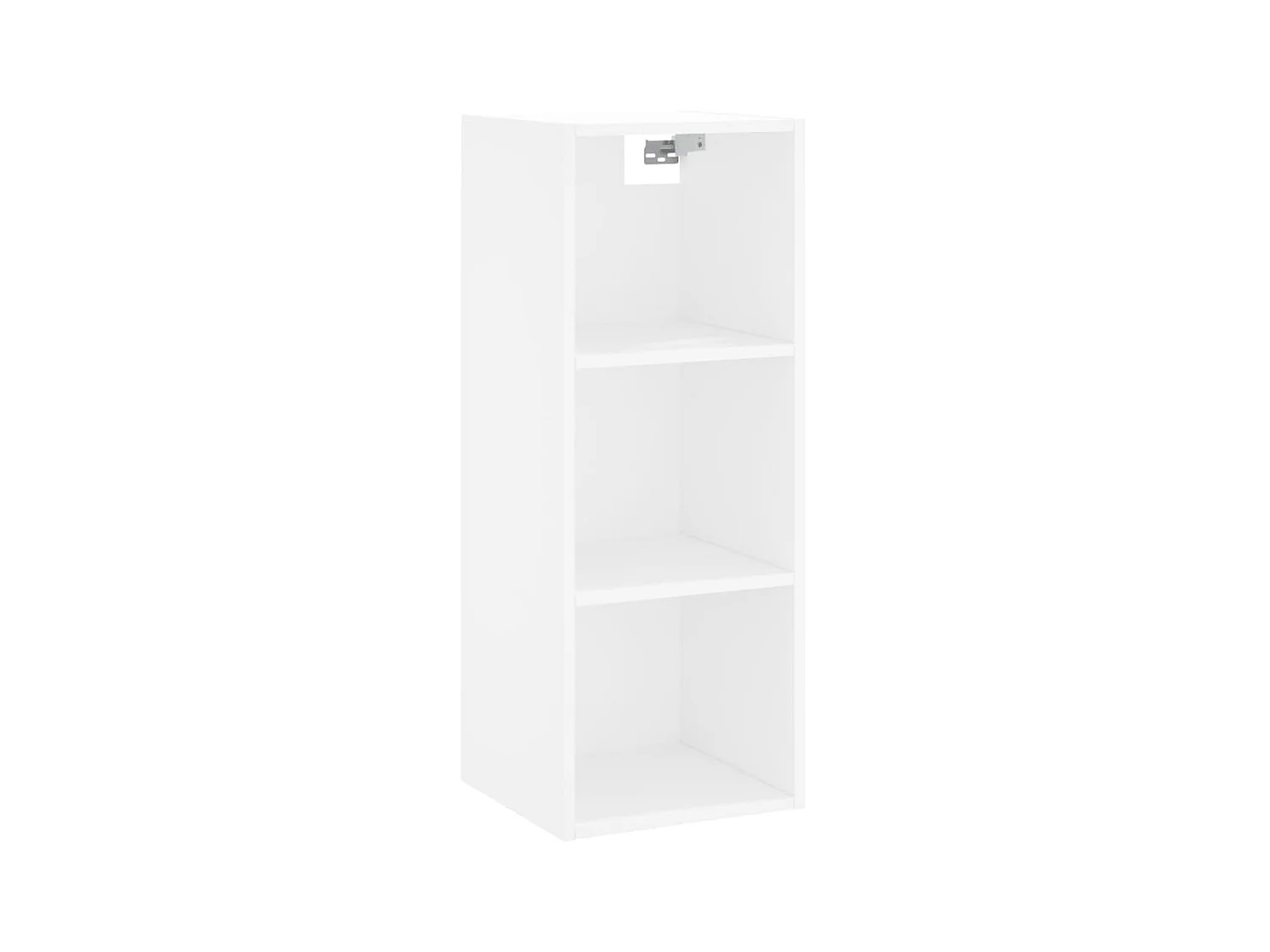 Buffet haut Blanc 34,5x32,5x180 cm Bois d'ingénierie