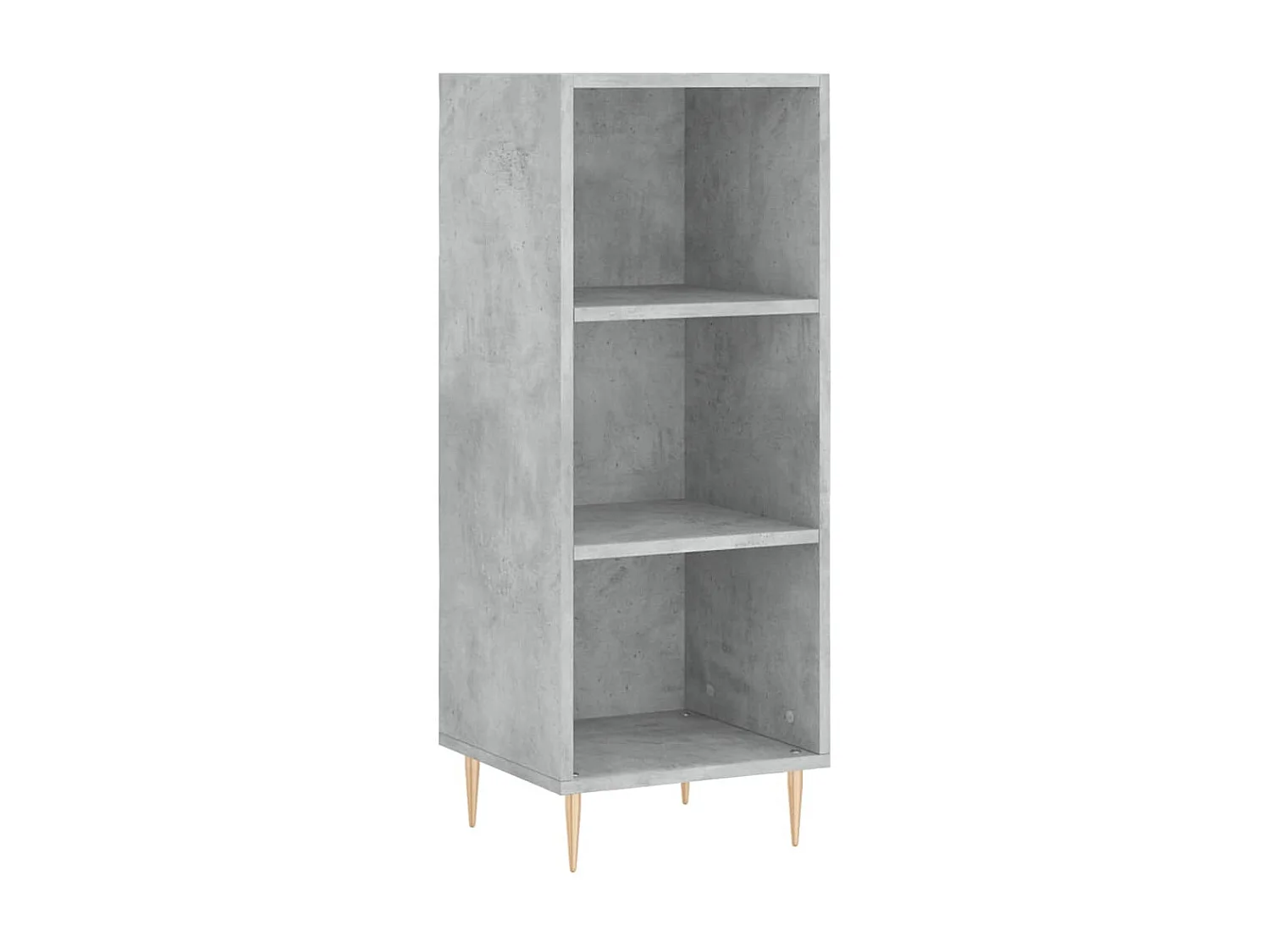 Credenza alta Grigio cemento 34,5x34x180 cm MDF