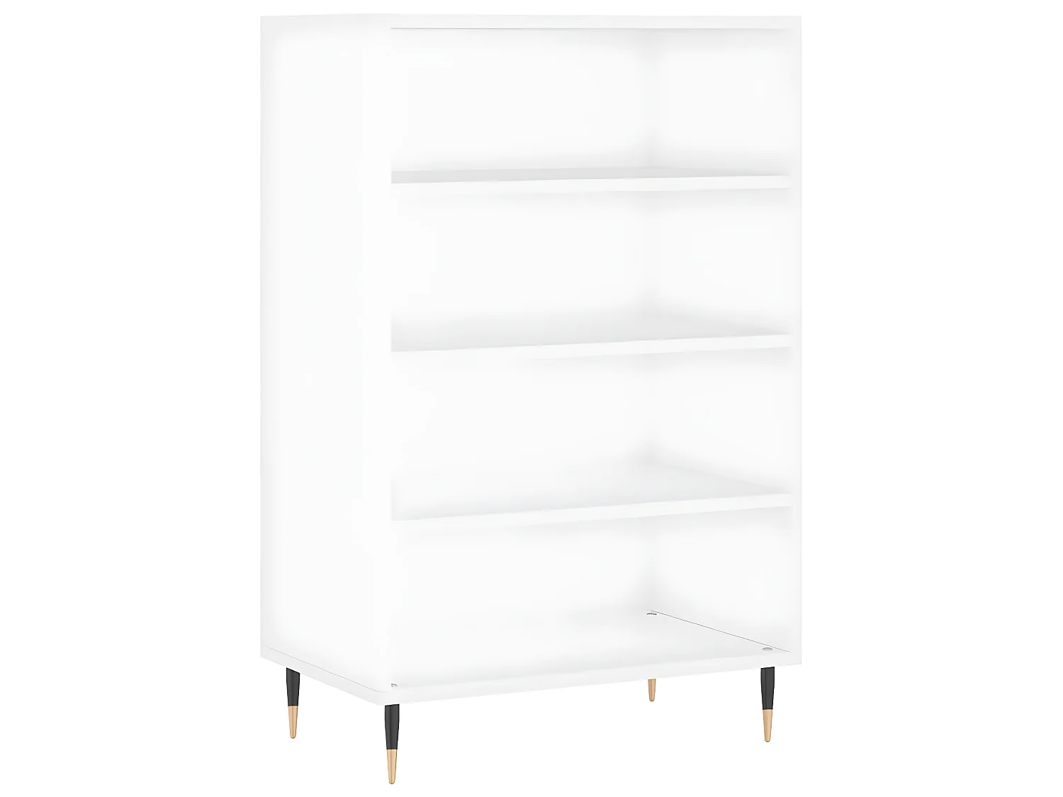 Aparador alto branco 57x35x90 cm madeira trabalhada