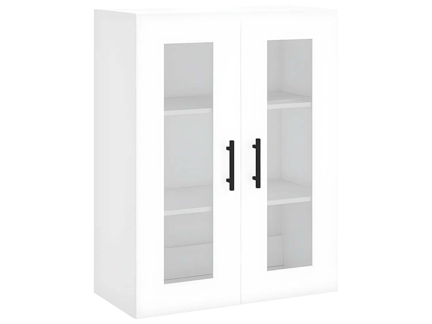 Aparador alto Blanco 69,5x34x180 cm Madera contrachapada