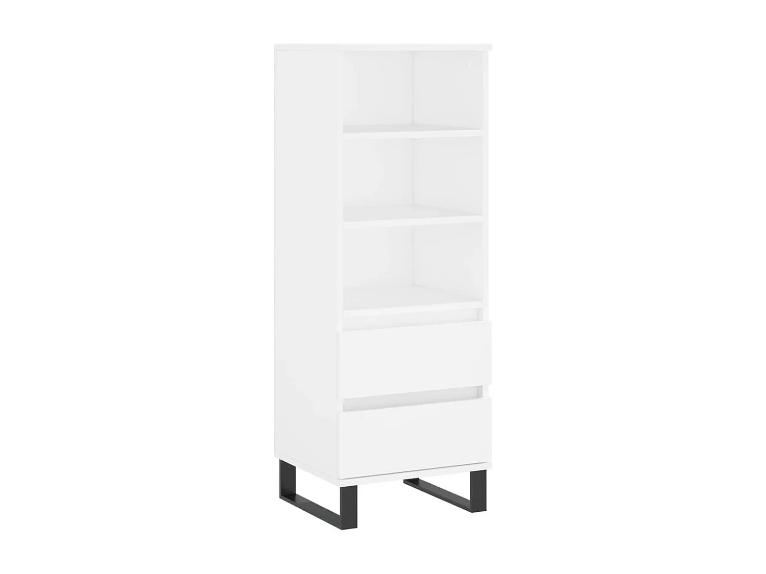 Credenza alta Bianca 40x36x110 cm MDF