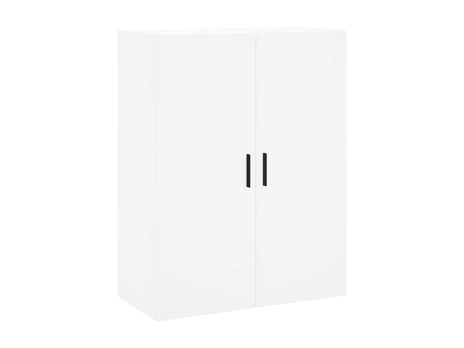 Aparador alto branco 69,5x34x180 cm Madeira trabalhada