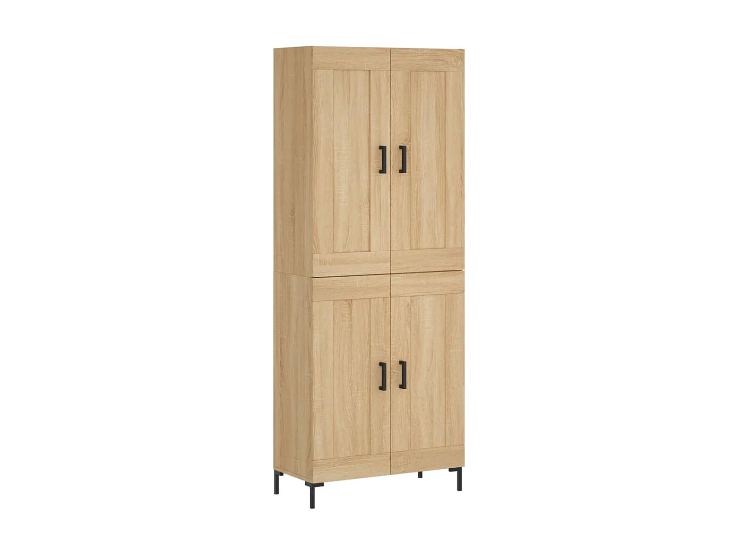 Credenza alta Rovere Sonoma 69,5x34x180 cm MDF