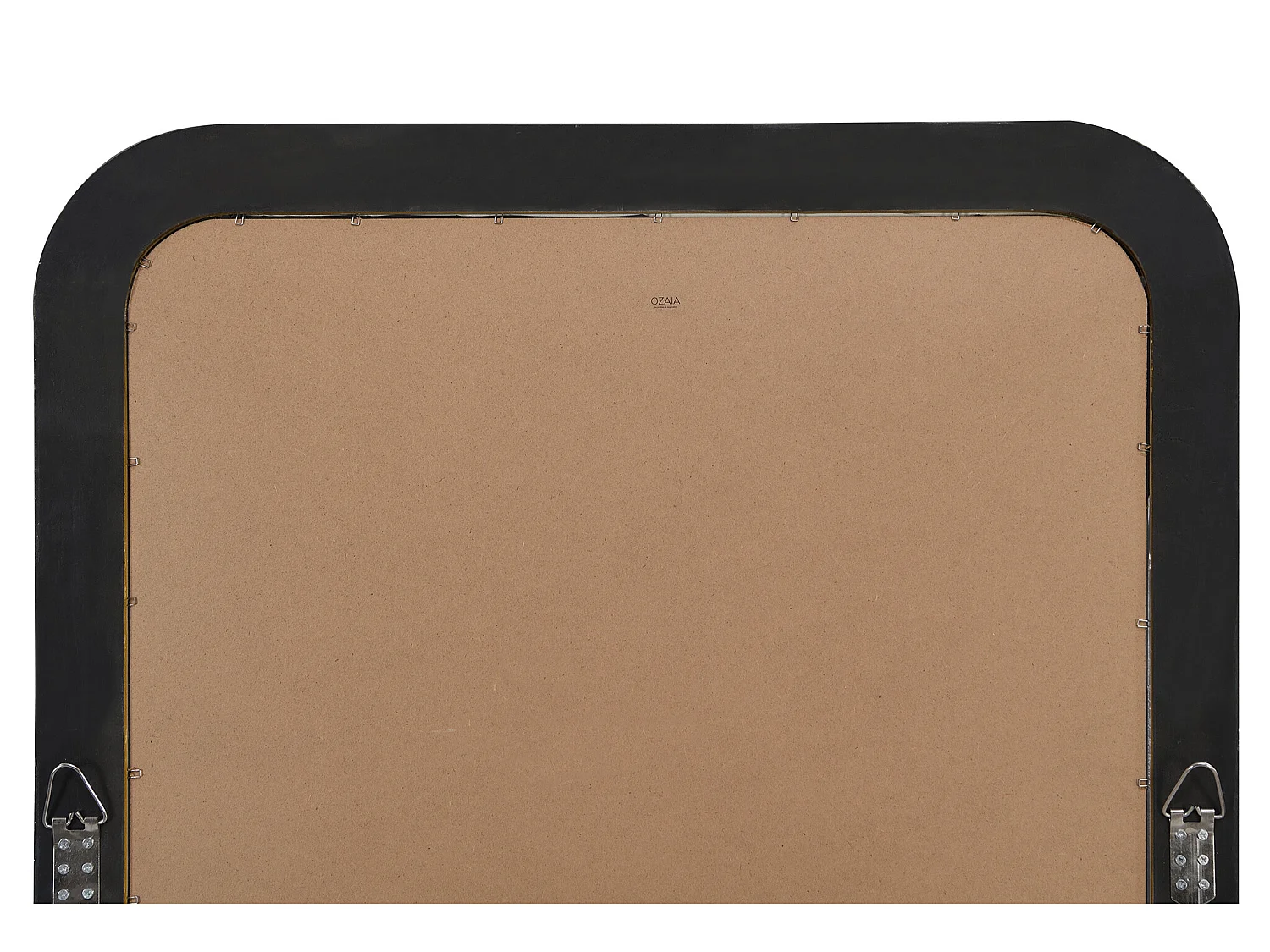 Stor vintagespegel i guldfärgad  paulowniaträ 80 × 180 cm HELOISE