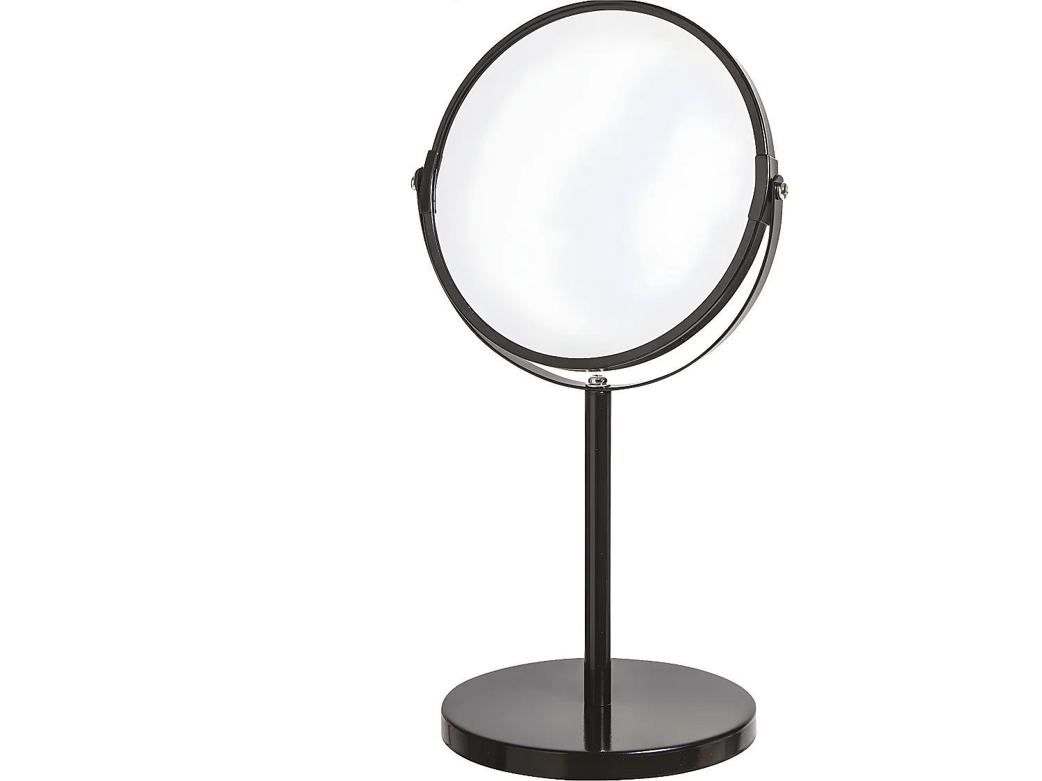 Miroir grossissant en métal à poser