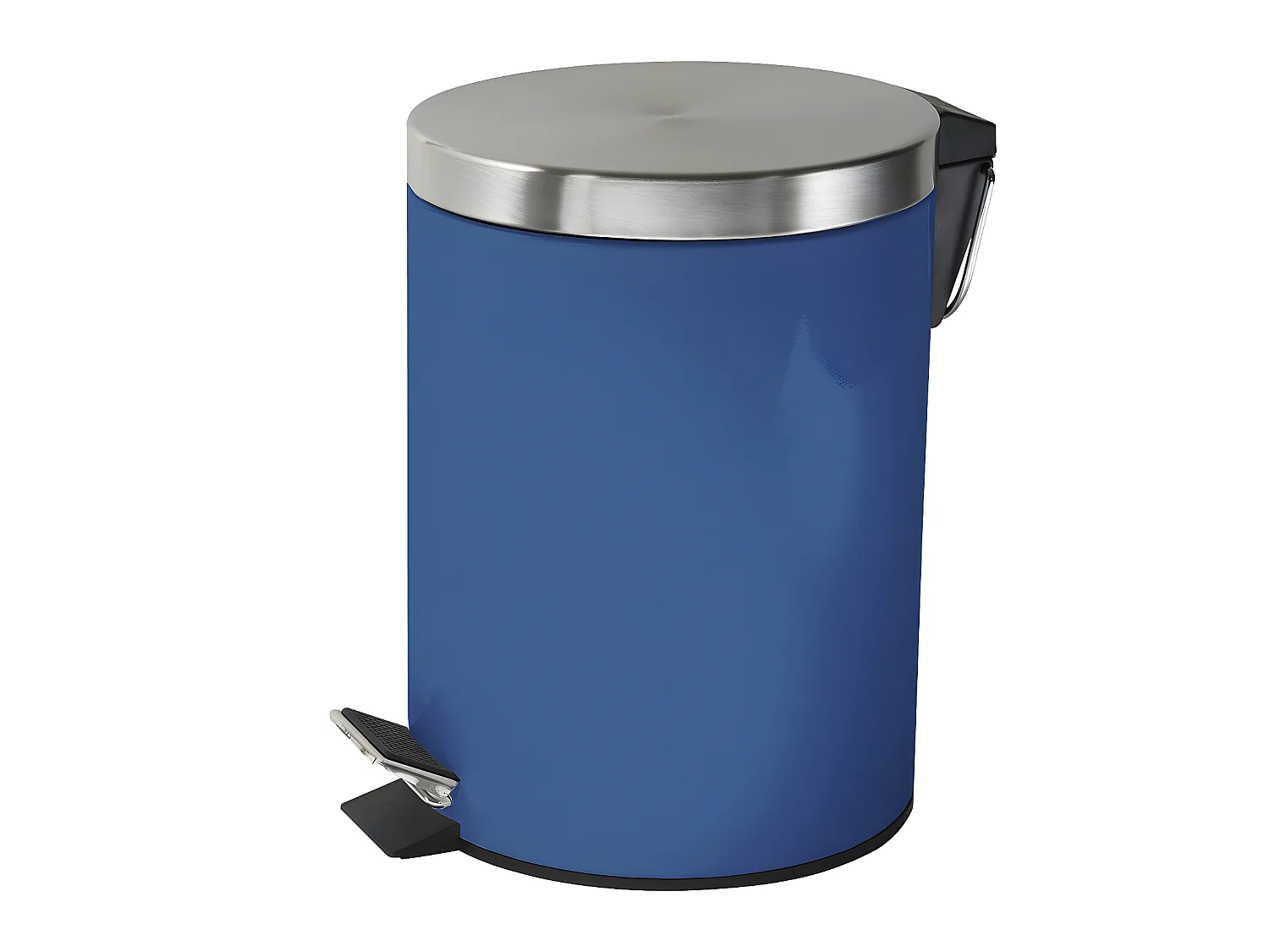 Poubelle salle de bain à pédale 5L en métal