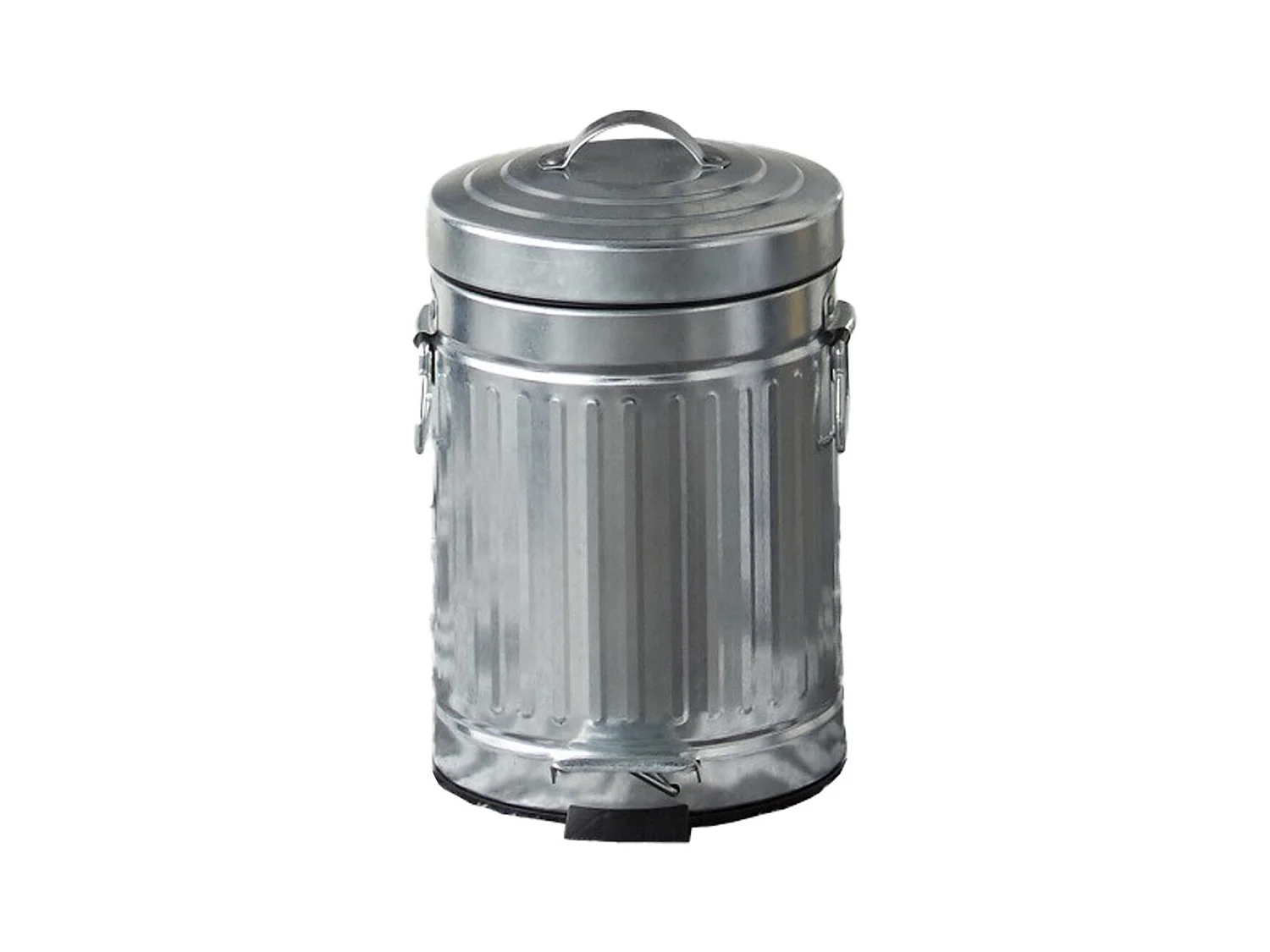 Poubelle salle de bain à pédale 3L en métal