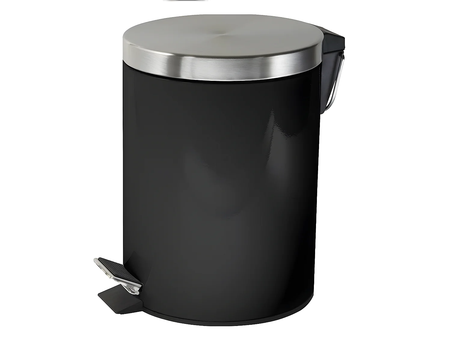 Poubelle salle de bain à pédale 5L en métal