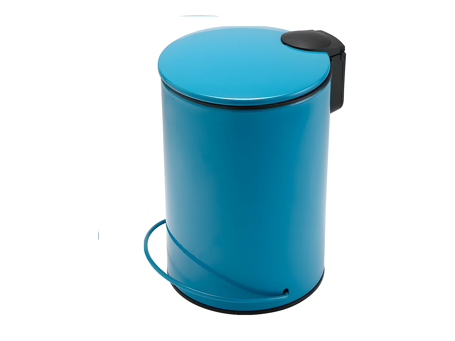 Poubelle salle de bain à pédale 3L en métal