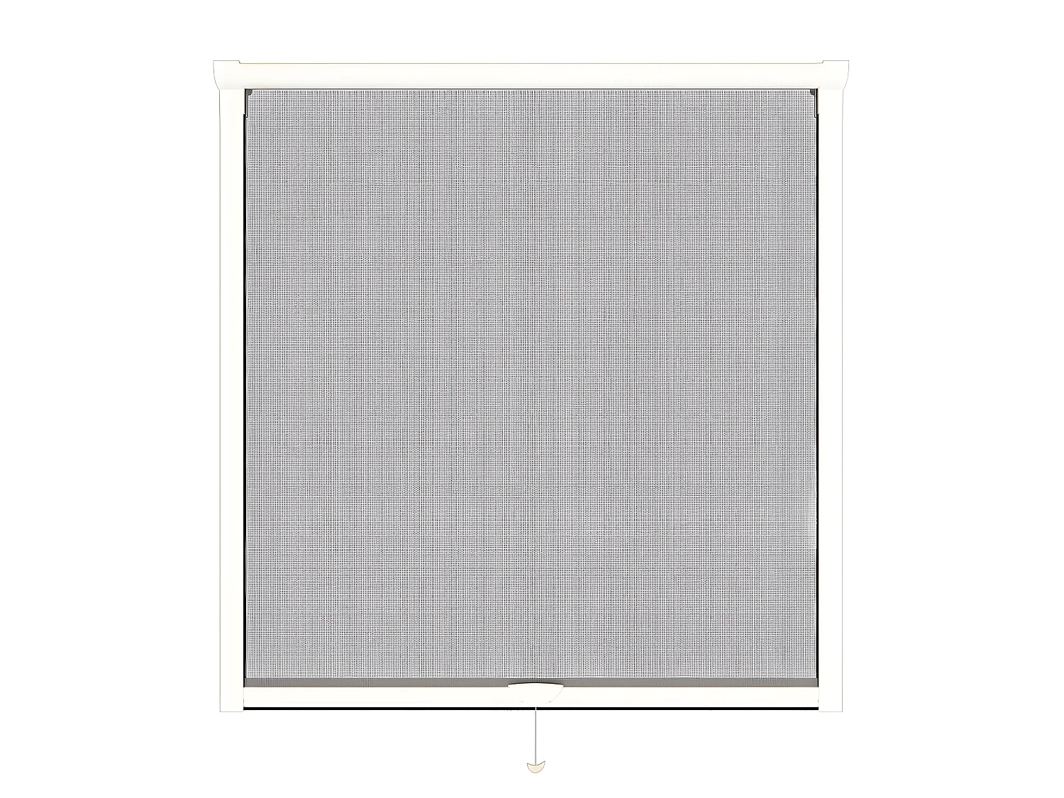 Store moustiquaire fenêtre PREMIUM Blanc Aluminium 125x150cm