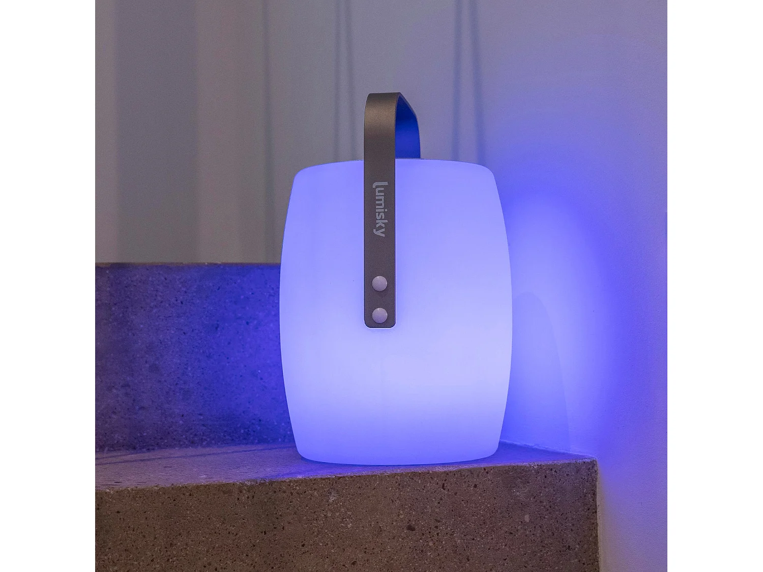Lampe enceinte bluetooth multicolore LUCY PLAY H31cm