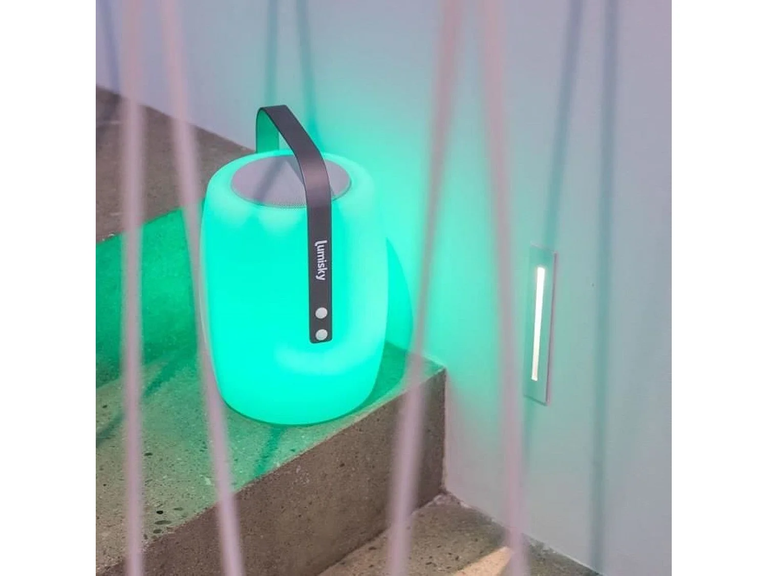 Lampe enceinte bluetooth multicolore LUCY PLAY H31cm