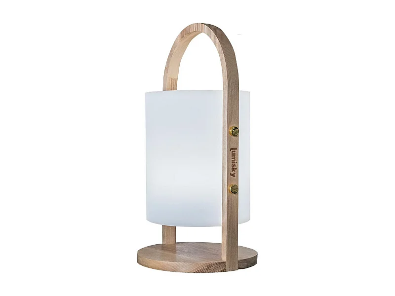 LED-LATERNE kabellose design H37CM WOODY