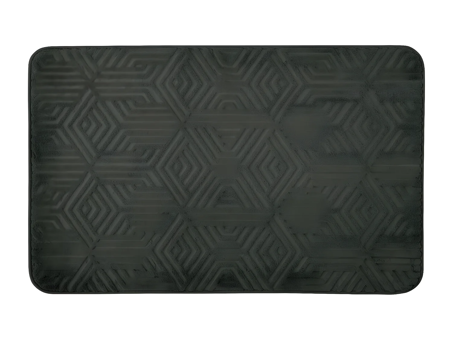 Tapis de bain à mémoire de forme en polyester 50x80cm