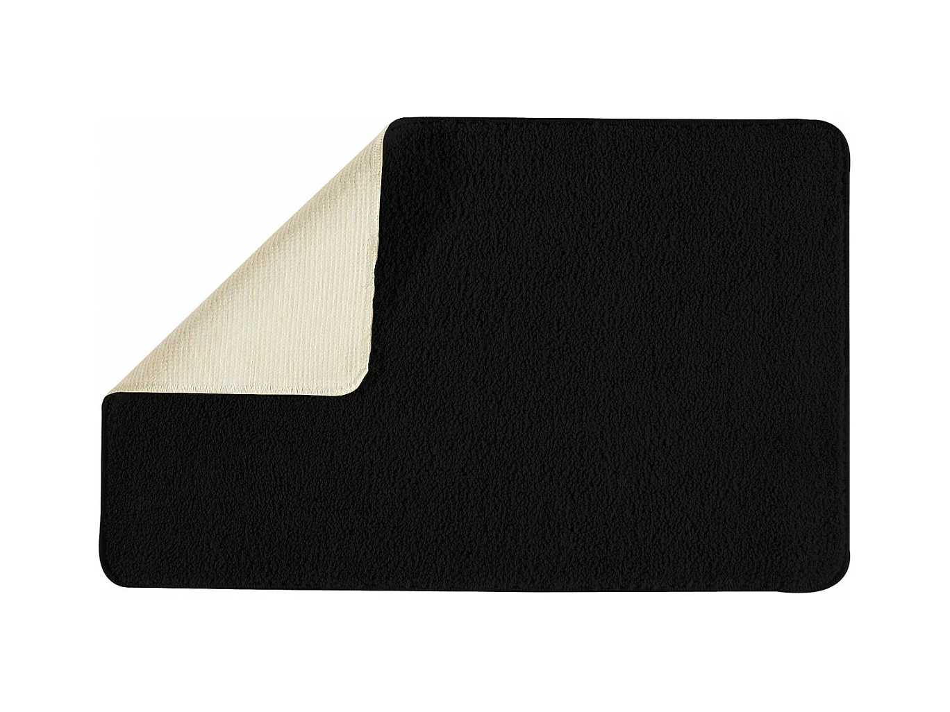 Tapis de bain noir 50x80cm