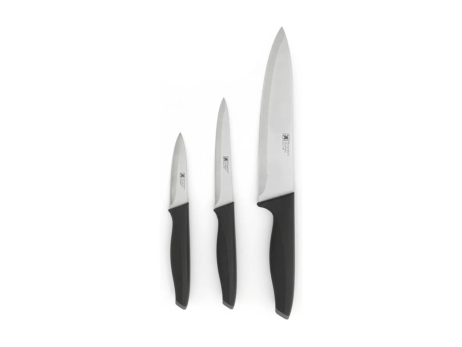 Advantage - Set di 3 coltelli : spelucchino, coltello multiuso e coltello da chef